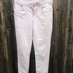 Colored denim jeans